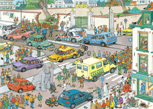 Jumbo-Puzzle 1000 Teile: Jan van Haasteren|Jumbo geht einkaufen