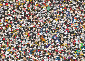 Ravensburger-Puzzle 1000 Teile: Disney|Challenge Micky Maus