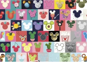 Micky Maus Ohren Collage