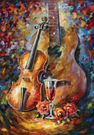 Perre-Puzzle 500 Teile: Gitarre und Geige