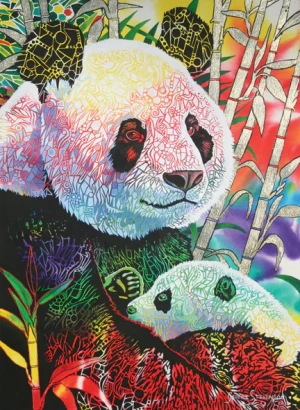 Perre-Puzzle 1000 Teile: Süße Pandas
