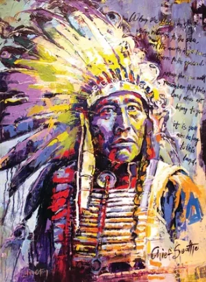Indianer-Häuptling