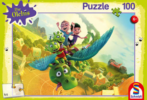 Schmidt-Spiele-Puzzle 100 Teile: Die Olchis - Auf nach Schmuddelfing!