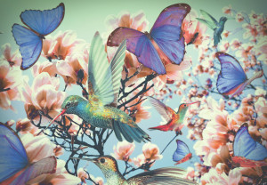 Ravensburger-Puzzle 300 Teile: Moment - Hummingbird