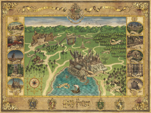 Harry Potter - Hogwarts Karte