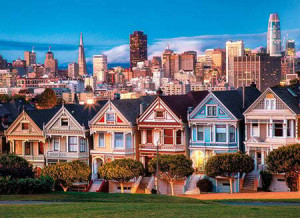 Die Painted Ladies in San Francisco