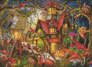 Ravensburger-Puzzle 200 Teile: Das Waldhaus