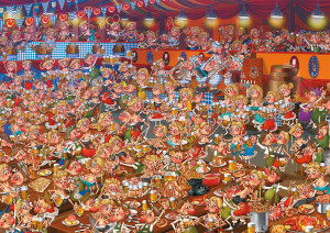 Piatnik-Puzzle 1000 Teile: Bayrisches Bierfest