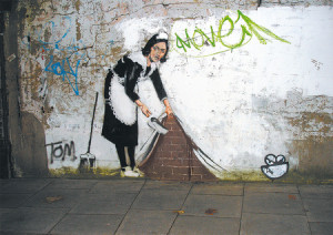 Zimmermädchen, Banksy