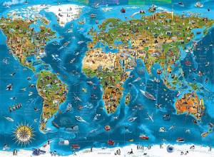 Educa-Puzzle 1000 Teile: Weltwunder
