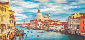 Kanalblick in Venedig