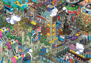 Heye-Puzzle 1000 Teile: Abenteuer London