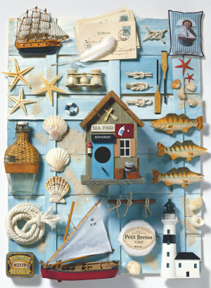Ravensburger-Puzzle 500 Teile: Maritimes Flair