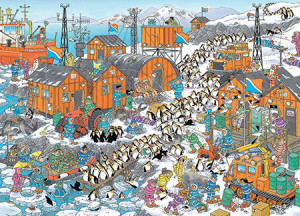 Jumbo-Puzzle 1000 Teile: Jan van Haasteren|Südpol-Expedition