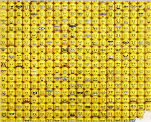 Galison/Mudpuppy-Puzzle 1000 Teile: LEGO Gesichter