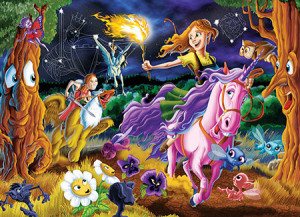Cobble Hill-Puzzle 350 Teile: Mystische Welten