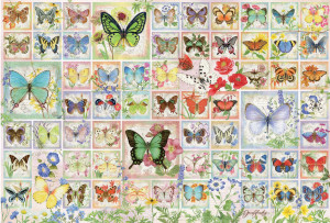 Cobble Hill-Puzzle 2000 Teile: Schmetterlinge und Blüten