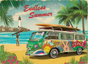 Eurographics-Puzzle 1000 Teile: VW Endloser Sommer