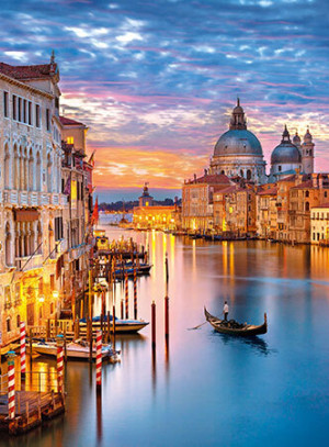 Venedig bei Nacht - fluoreszierend