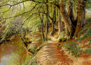 D-Toys-Puzzle 1000 Teile: Frühlingstag am Waldbach, Mønsted