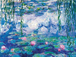 Galison/Mudpuppy-Puzzle 500 Teile: Kunstwerke von Monet - doppelseitig