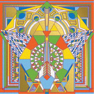 Galison/Mudpuppy-Puzzle 500 Teile: Frank Lloyd Wright - Prachtvoller Teppich mit Pfauenmuster (foliert)