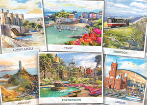 Jumbo-Puzzle 1000 Teile: Welcome to Wales