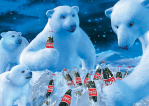 Schmidt-Spiele-Puzzle 1000 Teile: Coca Cola|Bärig starke Eisbären
