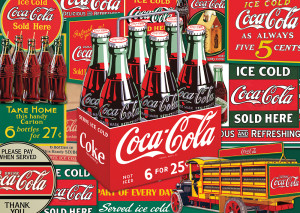 Schmidt-Spiele-Puzzle 1000 Teile: Coca Cola - Klassiker