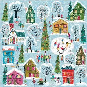 Lustiges Wintertreiben