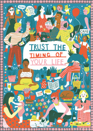 Ravensburger-Puzzle 1000 Teile: Trust the Timing of your Life
