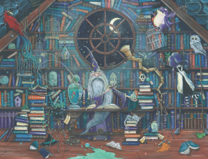 Ravensburger-Puzzle 2000 Teile: Der Zauberer Merlin