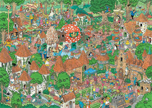 Jumbo-Puzzle 1000 Teile: Jan van Haasteren|Märchenwald