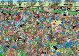 Jumbo-Puzzle 1000 Teile: Jan van Haasteren|Holländischer Markt