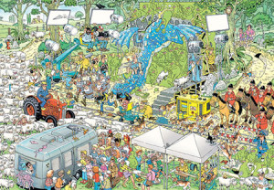 Jumbo-Puzzle 2000 Teile: Jan van Haasteren|Film-Set