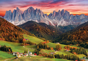 Clementoni-Puzzle 2000 Teile: Villnößtal in Südtirol