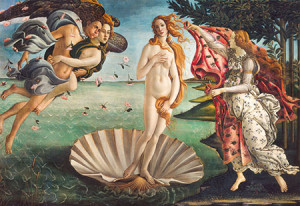 Clementoni-Puzzle 2000 Teile: Botticelli - Die Geburt der Venus