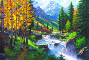 Cobble Hill-Puzzle 2000 Teile: Rocky Mountain Liebe