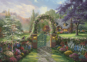 Schmidt-Spiele-Puzzle 1000 Teile: Hummingbird Cottage