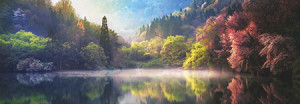 Heye-Puzzle 1000 Teile: Edition Humboldt Edition: Seryang-ji Lake (Panorama)