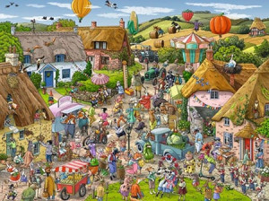 Heye-Puzzle 1500 Teile: Bauernmarkt