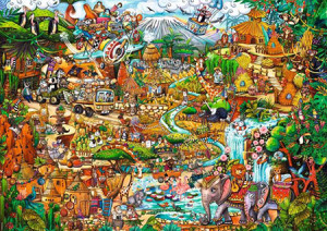 Heye-Puzzle 2000 Teile: Exotische Safari