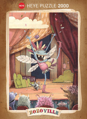 Heye-Puzzle 2000 Teile: Zozoville: Off Broadway