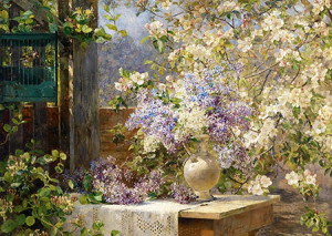 Enjoy Puzzle-Puzzle 1000 Teile: Marie Egner: In der erblühenden Laube
