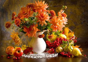 Enjoy Puzzle-Puzzle 1000 Teile: Stillleben in Orange