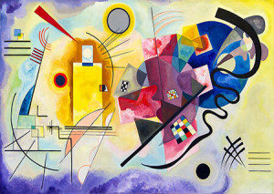 Gelb Rot Blau, Kandinsky