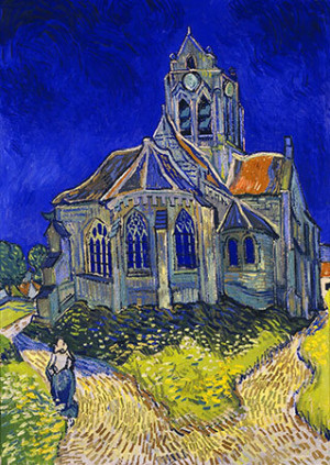 Die Kirche von Auvers, van Gogh