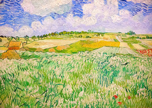 Ebene bei Auvers, van Gogh