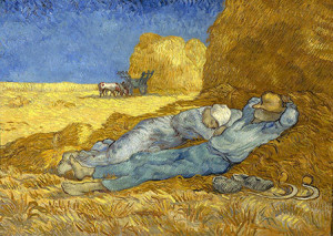 Mittagsruhe nach Millet, van Gogh