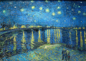 Enjoy Puzzle-Puzzle 1000 Teile: Vincent Van Gogh: Sternennacht über der Rhône
